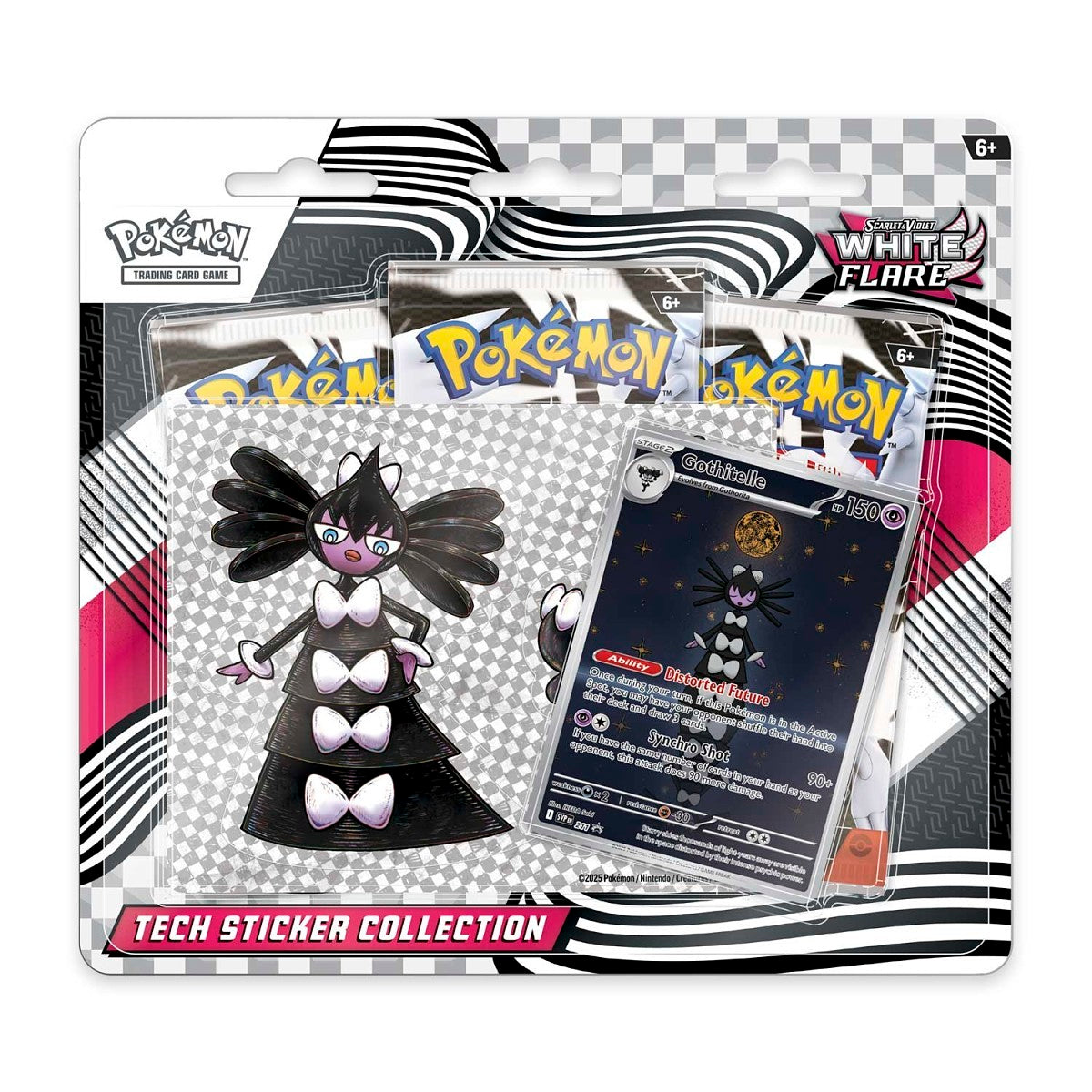 Pokemon White Flare Tech Sticker Collection