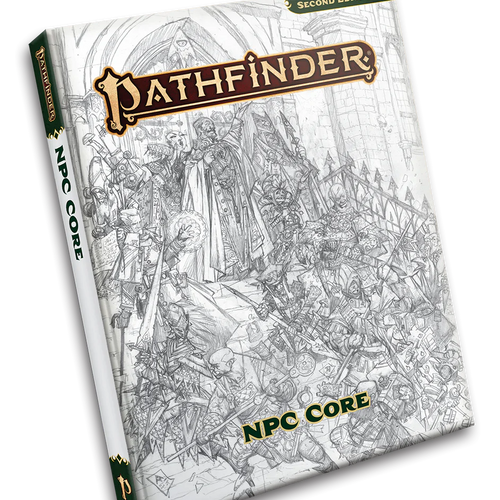 Pathfinder 2E Remastered NPC Core Sketch Cover
