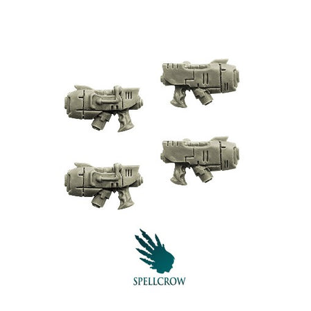 Spellcrow miniatures: Pistols with Plasma Core