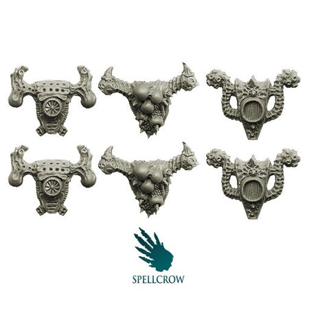 Spellcrow miniatures: Plague Knights Ancient Backpacks