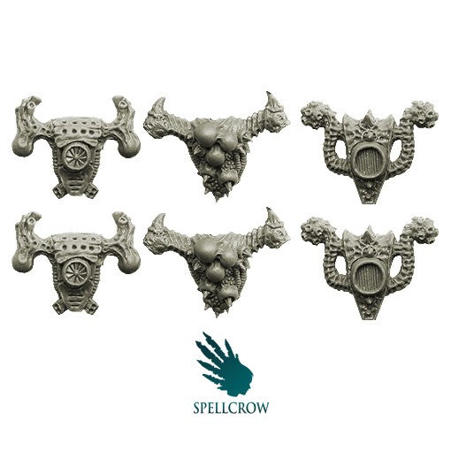 Spellcrow miniatures: Plague Knights Ancient Backpacks
