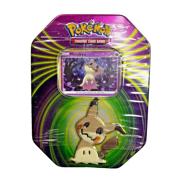 Pokemon Mimikyu Tin The Sword & Board Pokemon Mimikyu Tin The Sword & Board