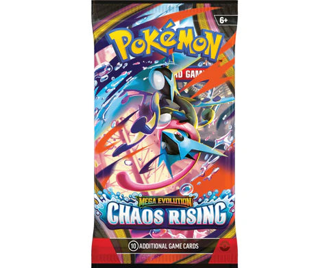 Pokemon TCG Mega Evolution Chaos Rising Booster Pack