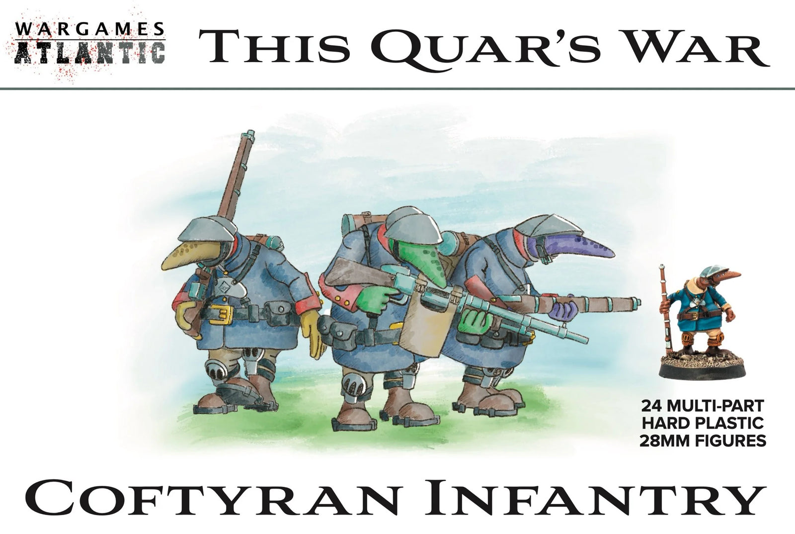 This Quar's War - Coftyran Infantry, Miniatures, Wargames Atlantic,- The Sword & Board
