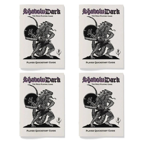 Shadowdark RPG Quickstart Player Zine 4 Pack