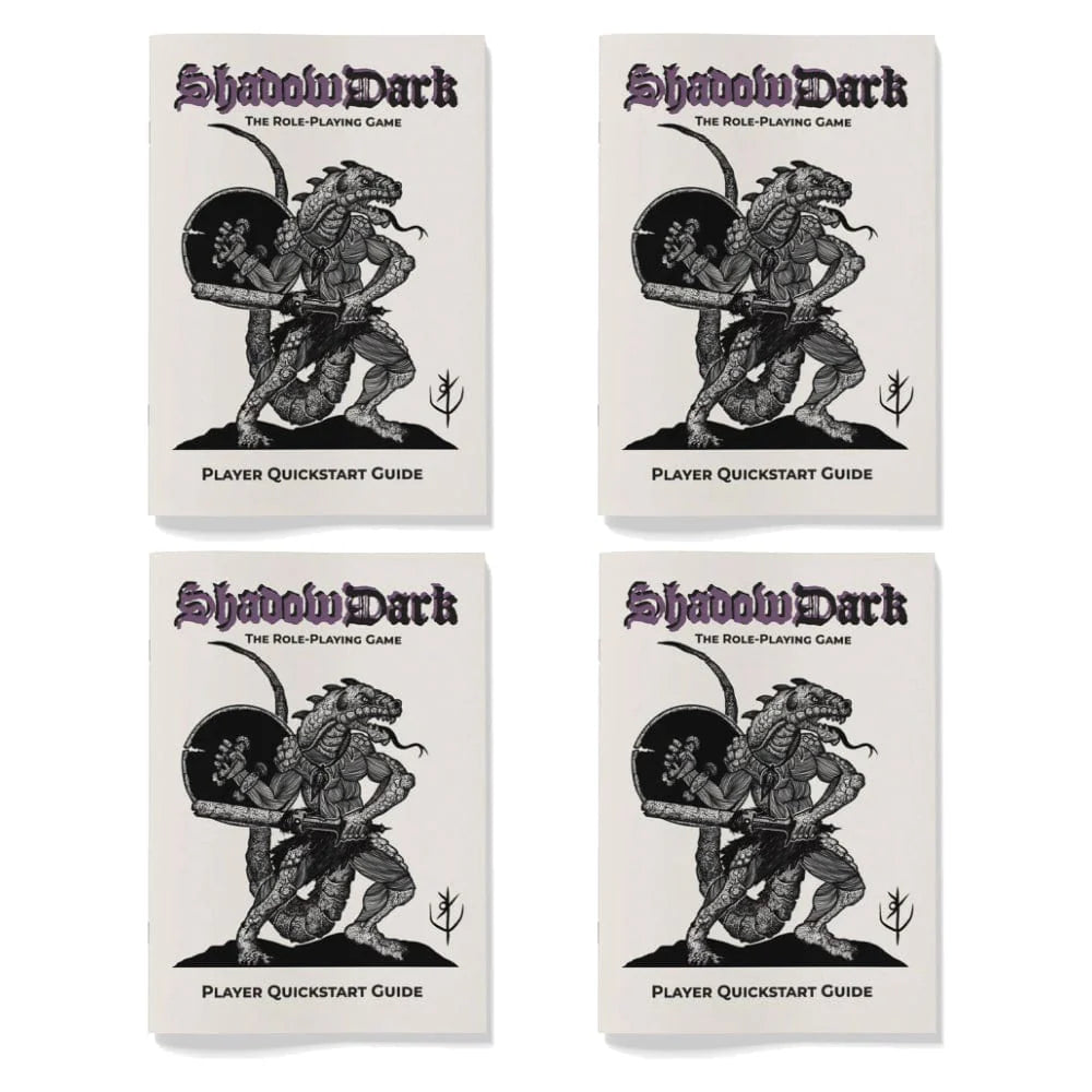 Shadowdark RPG Quickstart Player Zine 4 Pack