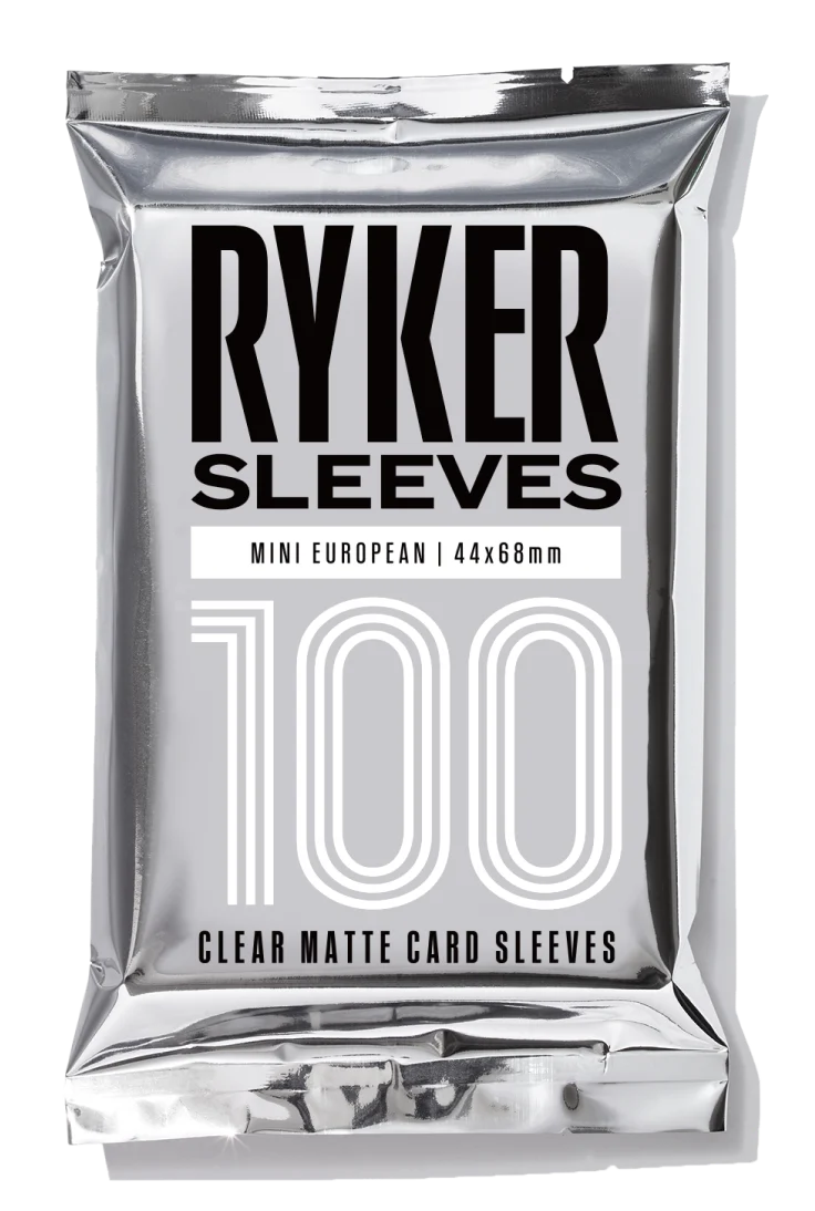 Ryker Clear Matte Mini European 44x68mm Card Sleeves