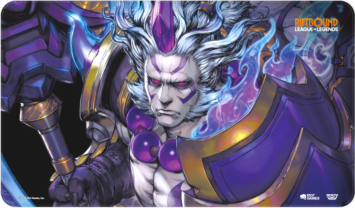 Riftbound Bound Edge Playmat - Spirit Blossom Darius, CCG, UVS Games,- The Sword & Board
