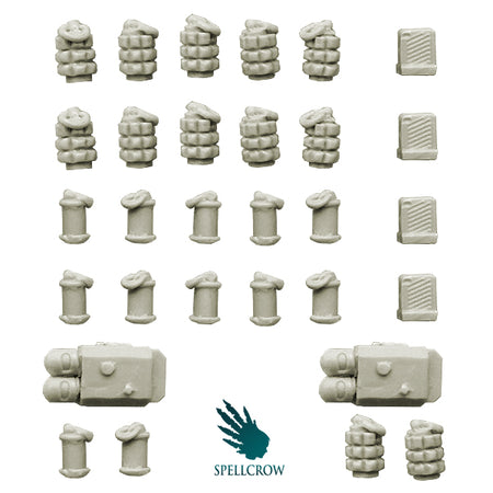 Spellcrow miniatures: Troops Personal Equipment