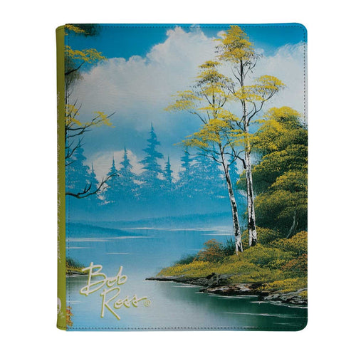 9-Pocket Pro Binder - Zippered - Bob Ross - Mighty Mountain Lake