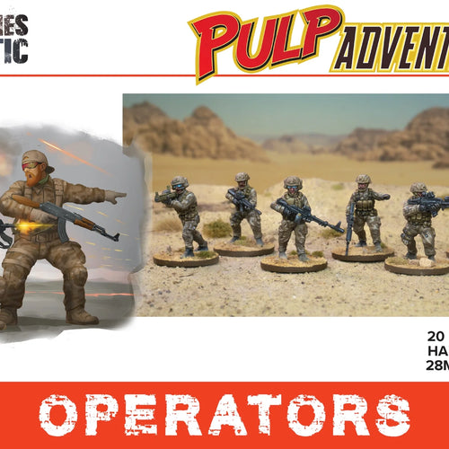 Pulp Adventure! - Operators, Miniatures, Wargames Atlantic,- The Sword & Board