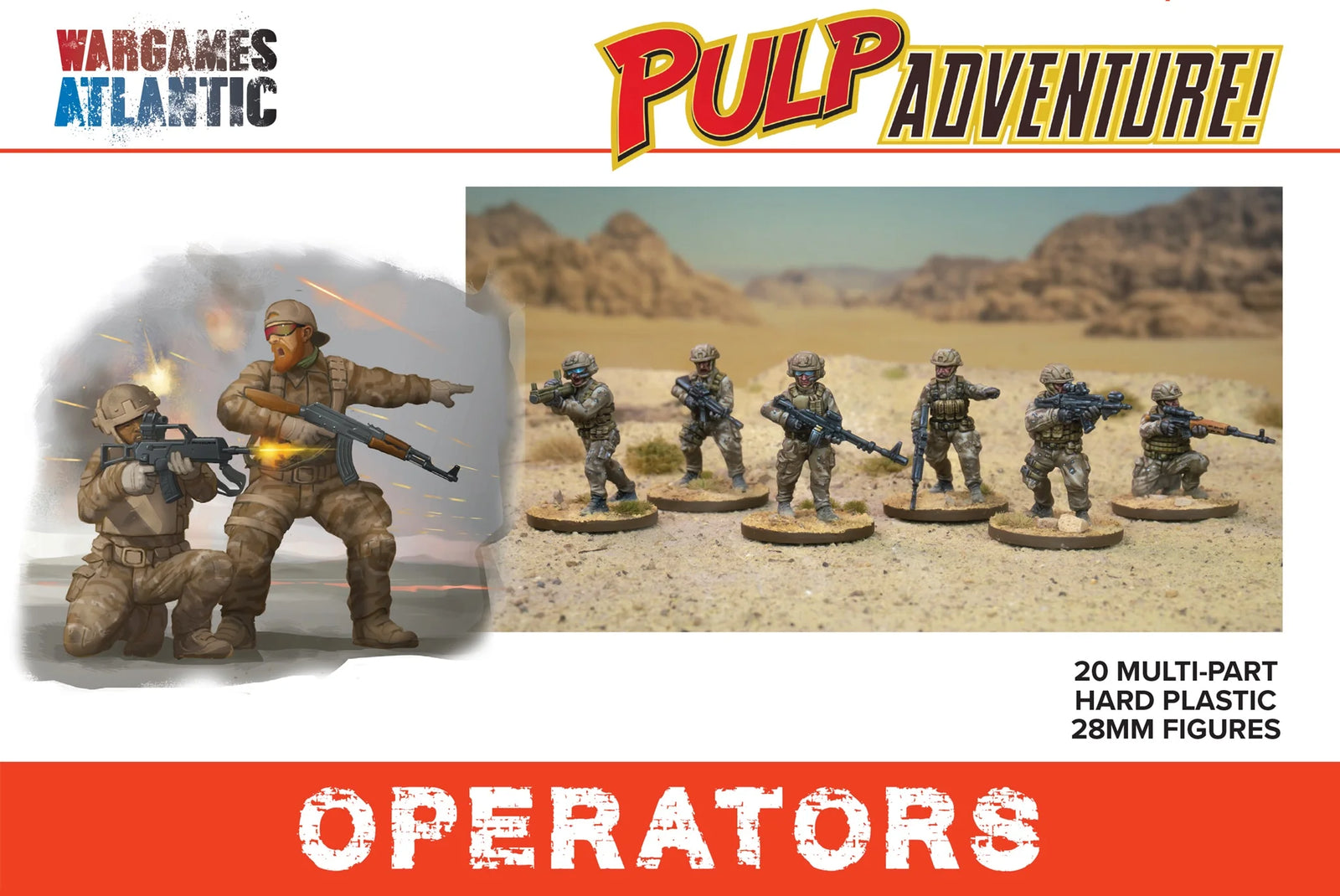 Pulp Adventure! - Operators, Miniatures, Wargames Atlantic,- The Sword & Board