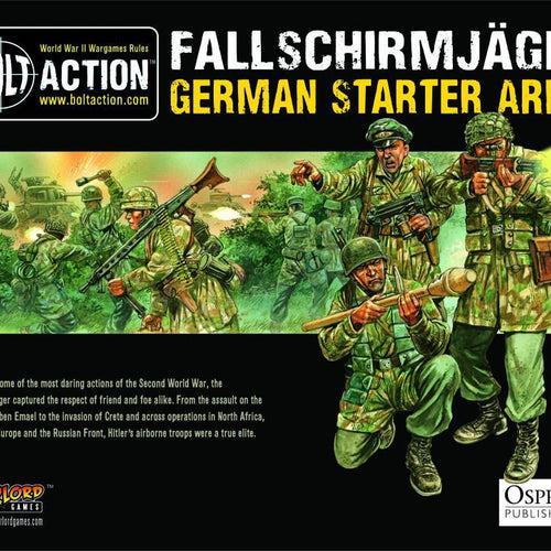Bolt Action Fallschirmjager German Starter Army (Plastic)