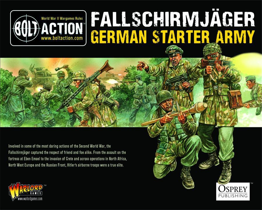 Bolt Action Fallschirmjager German Starter Army (Plastic)
