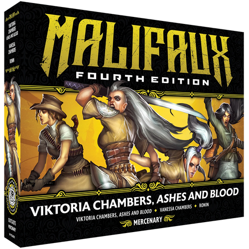 Malifaux Fourth Edition: Viktoria Chambers, Ashes and Blood