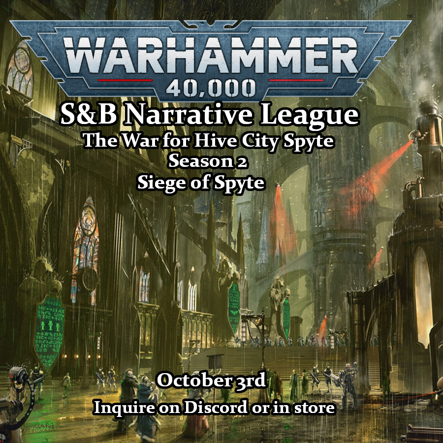 Warhammer 40k Narrative Escalation League