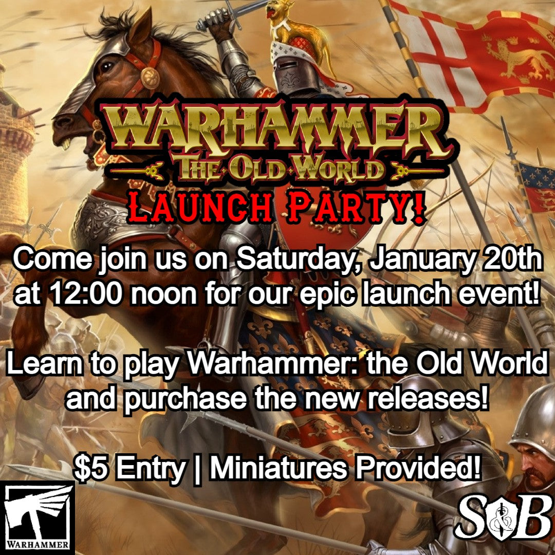 Warhammer the Old World launch party!