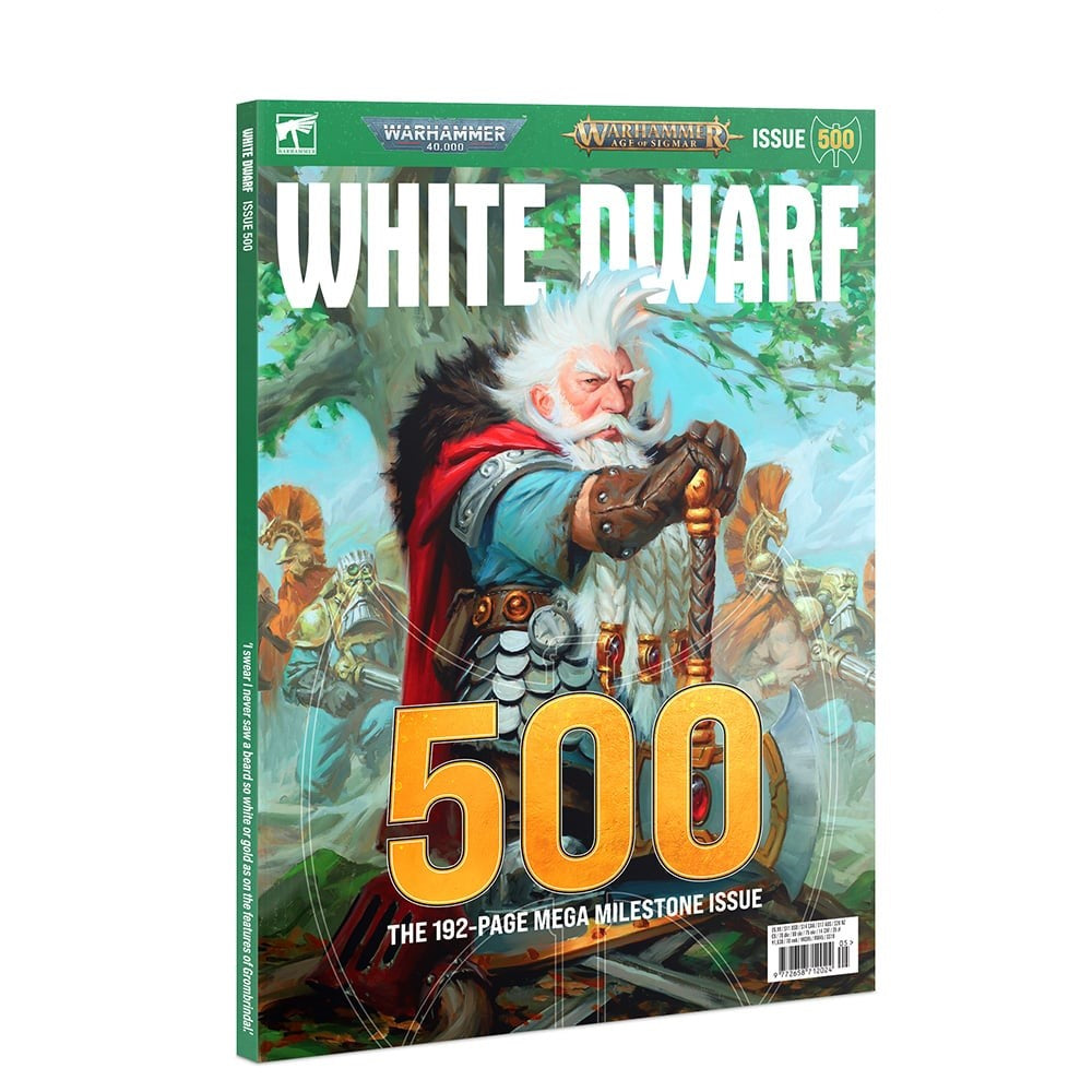 White Dwarf Issue 500, Miniatures, Games Workshop,- The Sword & Board