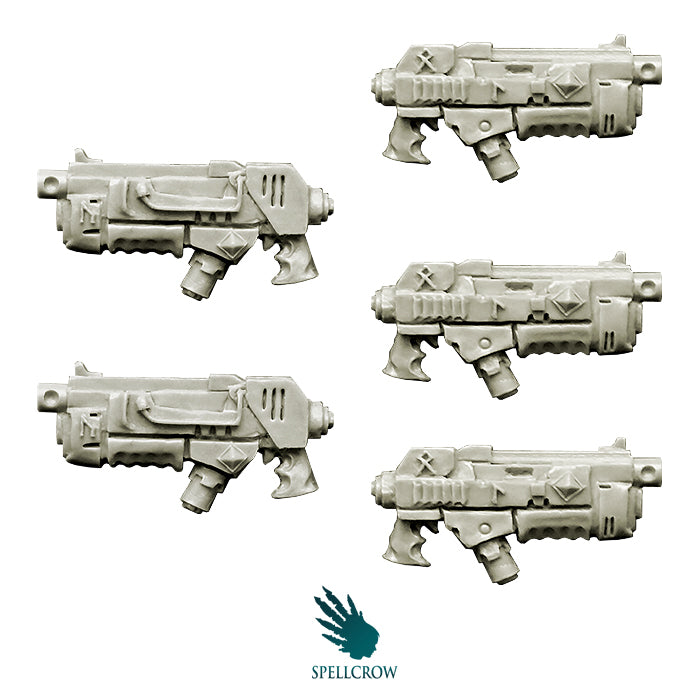 Spellcrow miniatures: Wolves Knights Combined Plasma Core Guns