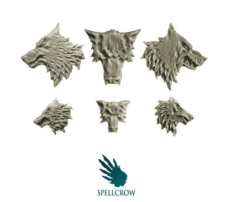 Spellcrow Miniatures: Wolves Heads Icons