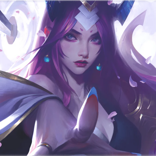 Riftbound Bound Edge Playmat - Spirit Blossom Irelia, CCG, UVS Games,- The Sword & Board