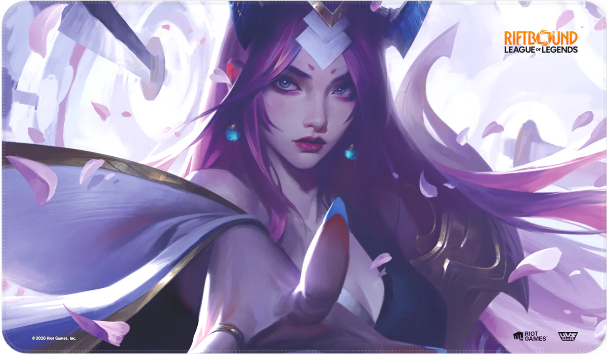 Riftbound Bound Edge Playmat - Spirit Blossom Irelia, CCG, UVS Games,- The Sword & Board