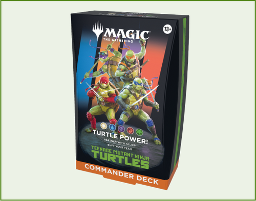 Magic the Gathering - TMNT Turtle Power! Commander Deck, CCG, Wizards of the Coast,- The Sword & Board