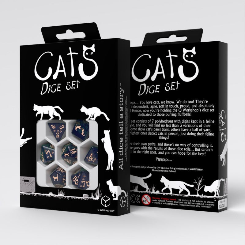 Cats Dice Set: Mittens