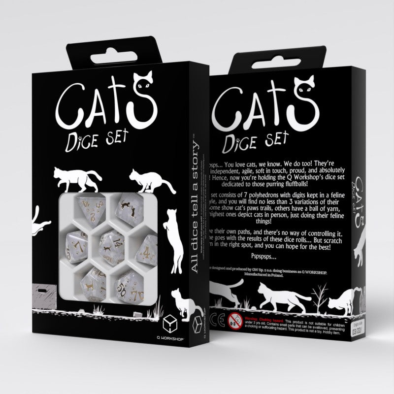 Cats Dice Set: Purrl