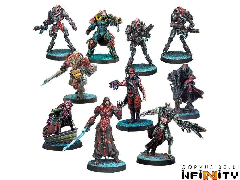 Infinity - Essentials Combined Army Action Pack, Miniatures, Corvus Belli Miniatures,- The Sword & Board