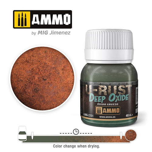 Ammo Mig U-RUST Deep Oxide 40mL