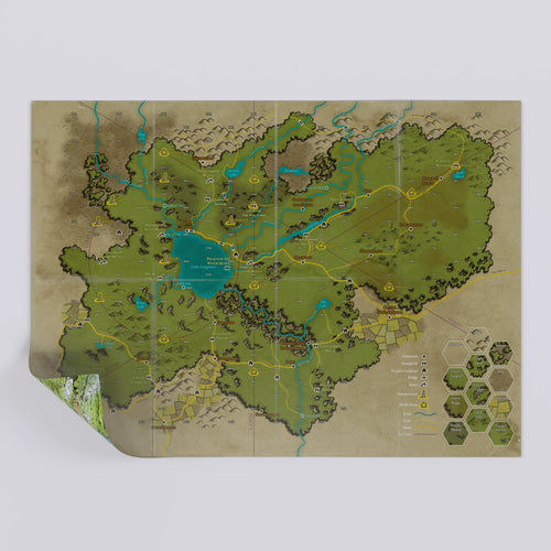 Dolmenwood Double-Sided Player/Referee's Poster Map