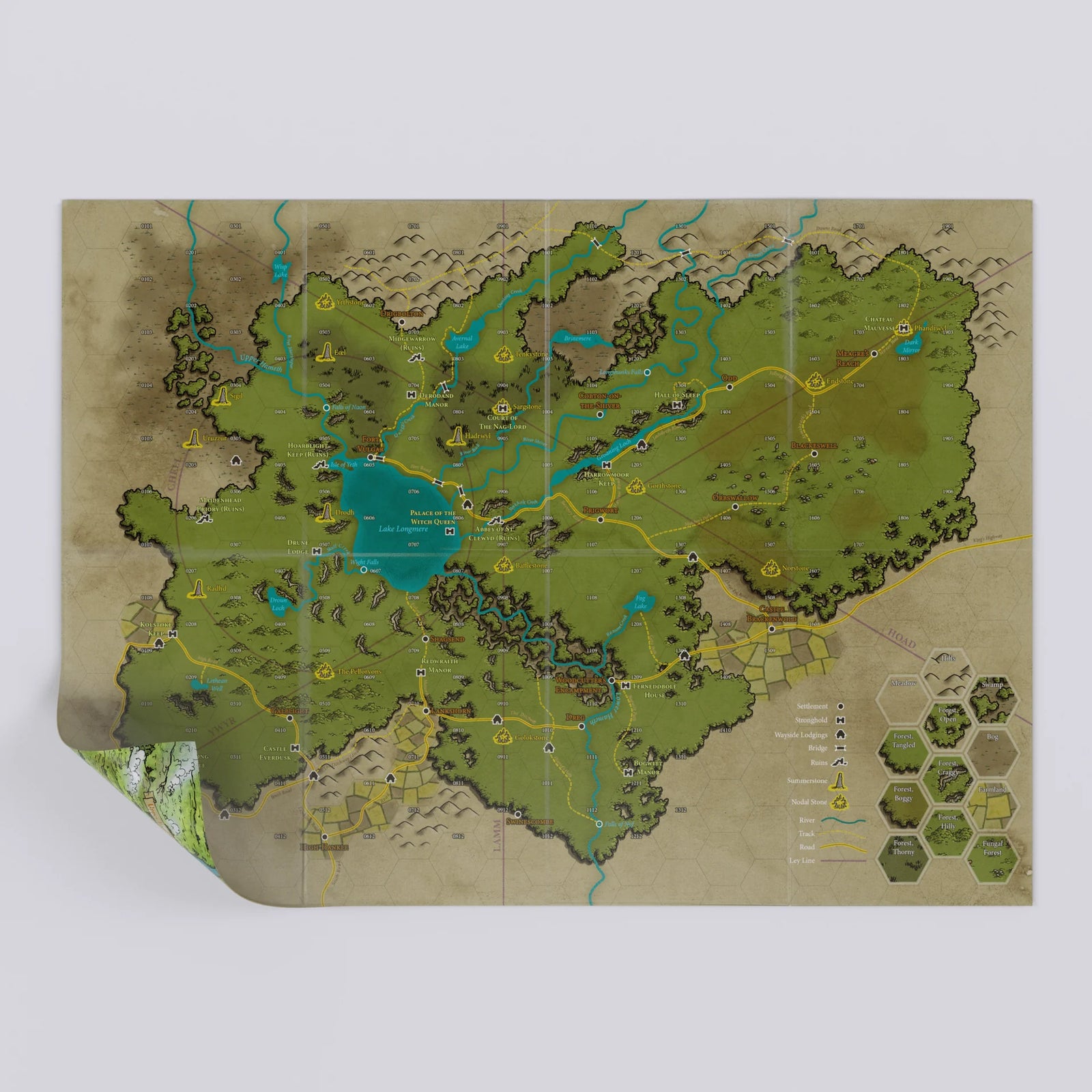 Dolmenwood Double-Sided Player/Referee's Poster Map