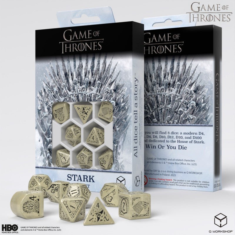 Game of Thrones Dice Set - Stark