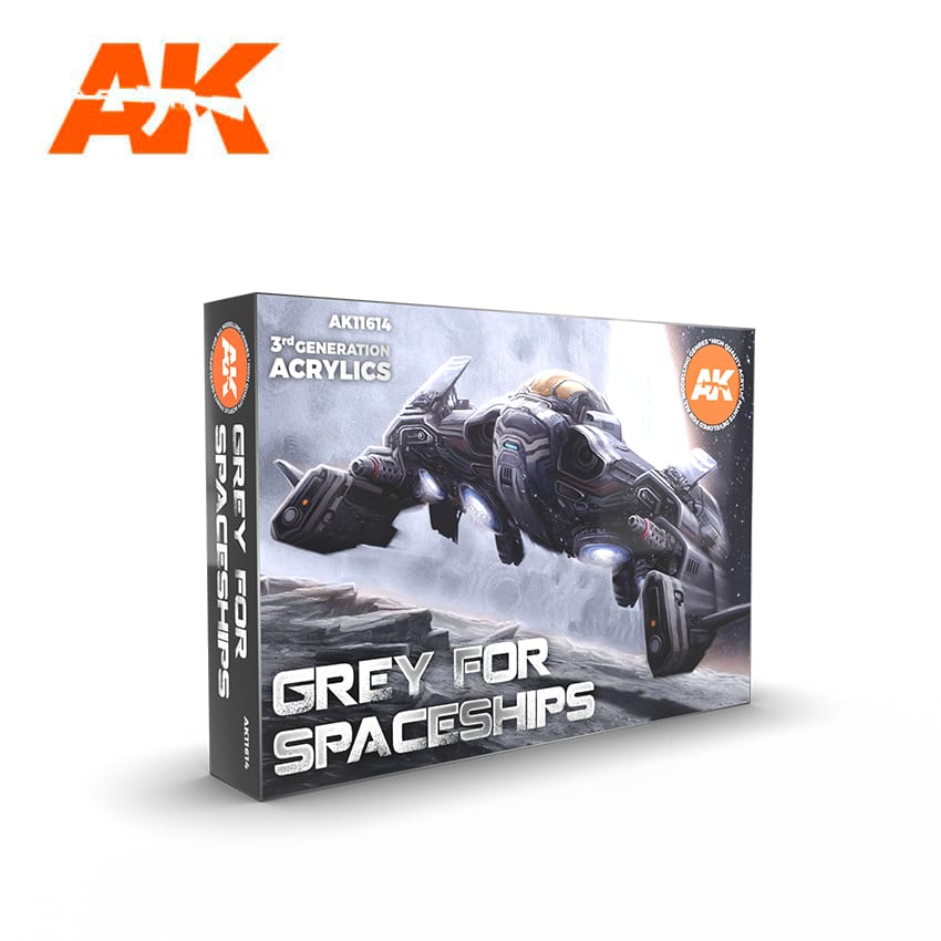 AK Interactive 3G Grey for Spaceships Set