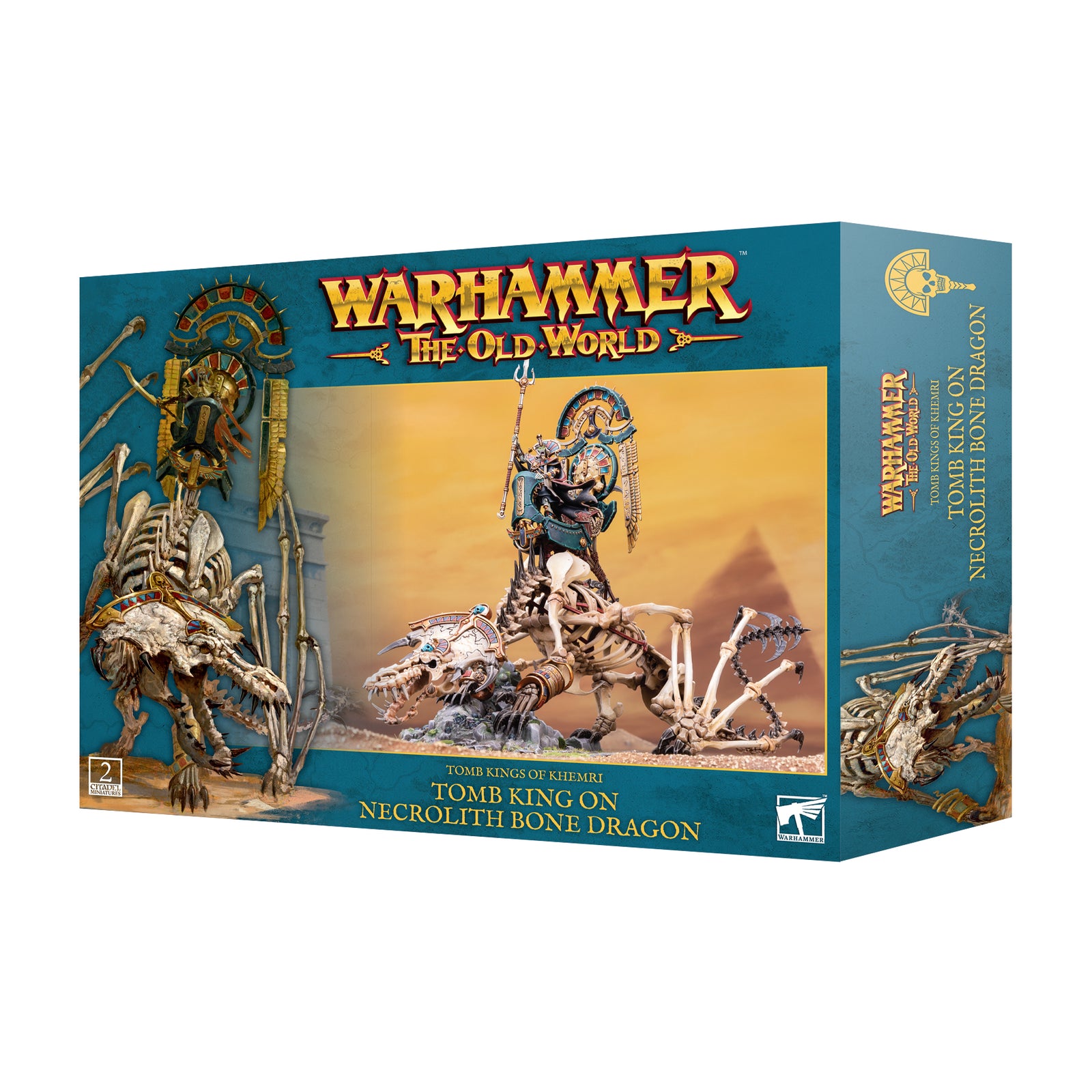 Old World: Tomb Kings of Khemri Tomb King on Necrolith Bone Dragon