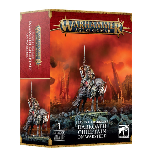 Darkoath Chieftain on Warsteed, Miniatures, Games Workshop,- The Sword & Board