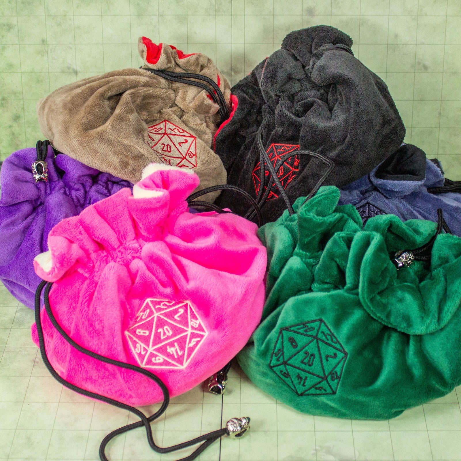 Dice Goblin - Plush Dice Bag With Pockets
