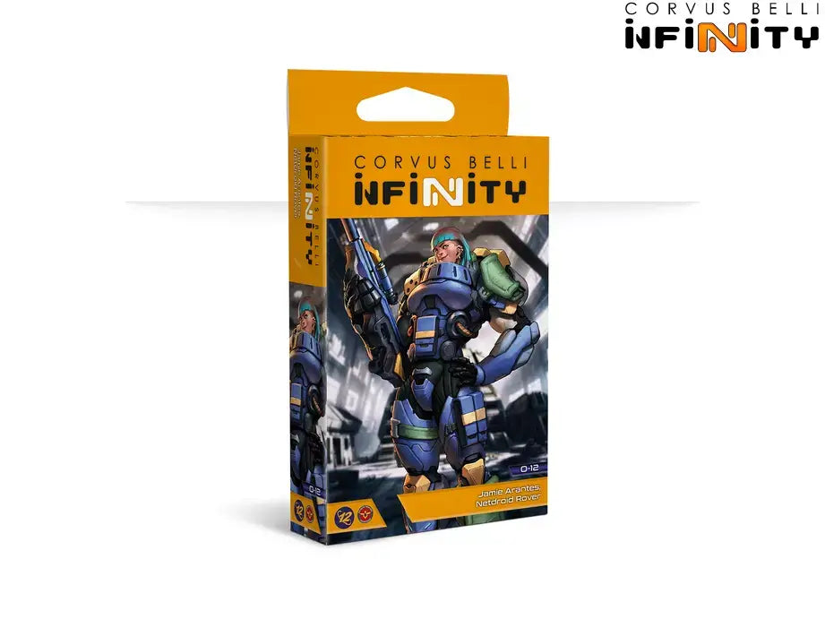 Infinity - O-12 Jamie Arantes, Netdroid Rover, Miniatures, Corvus Belli Miniatures,- The Sword & Board