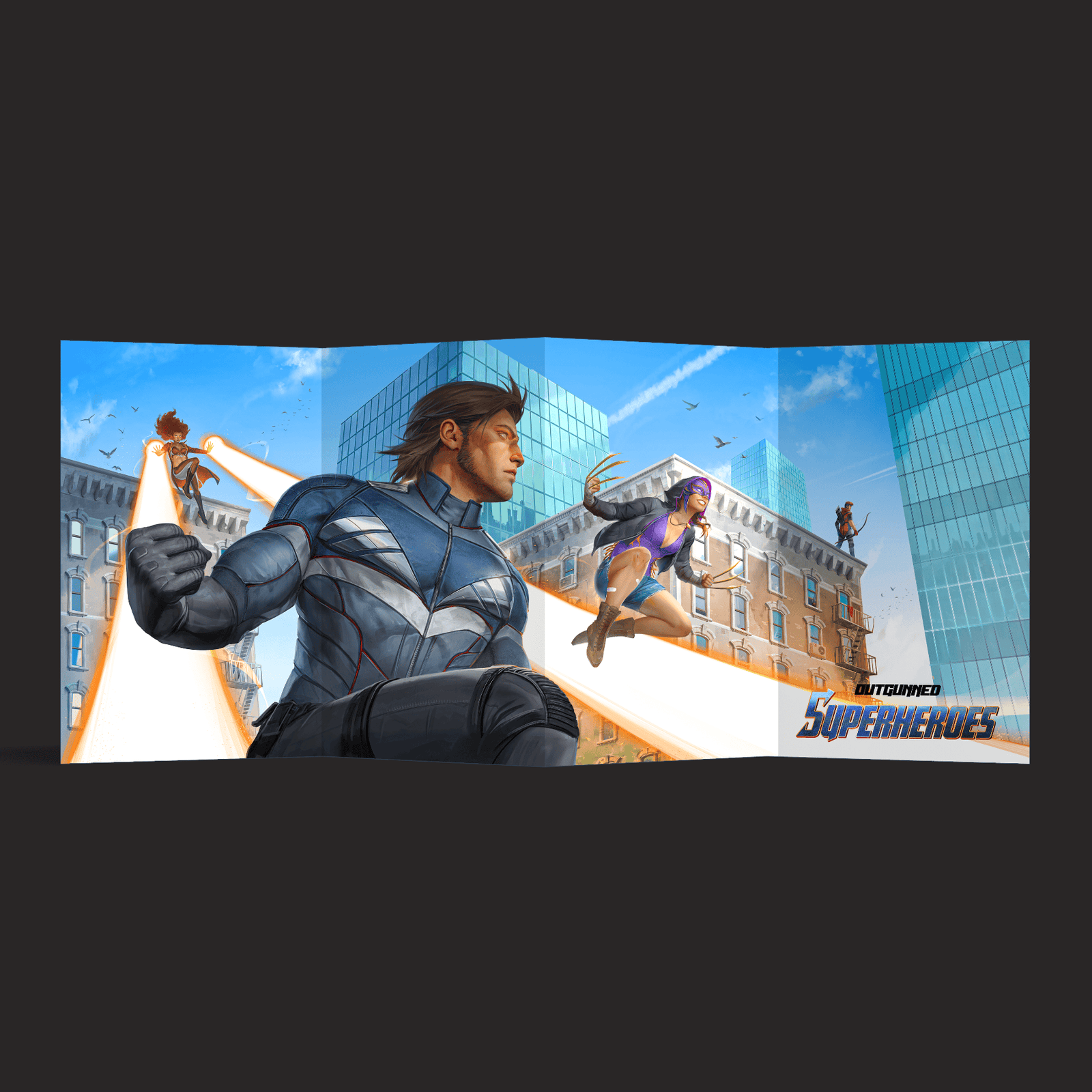 Outgunned Superheroes Super Screen