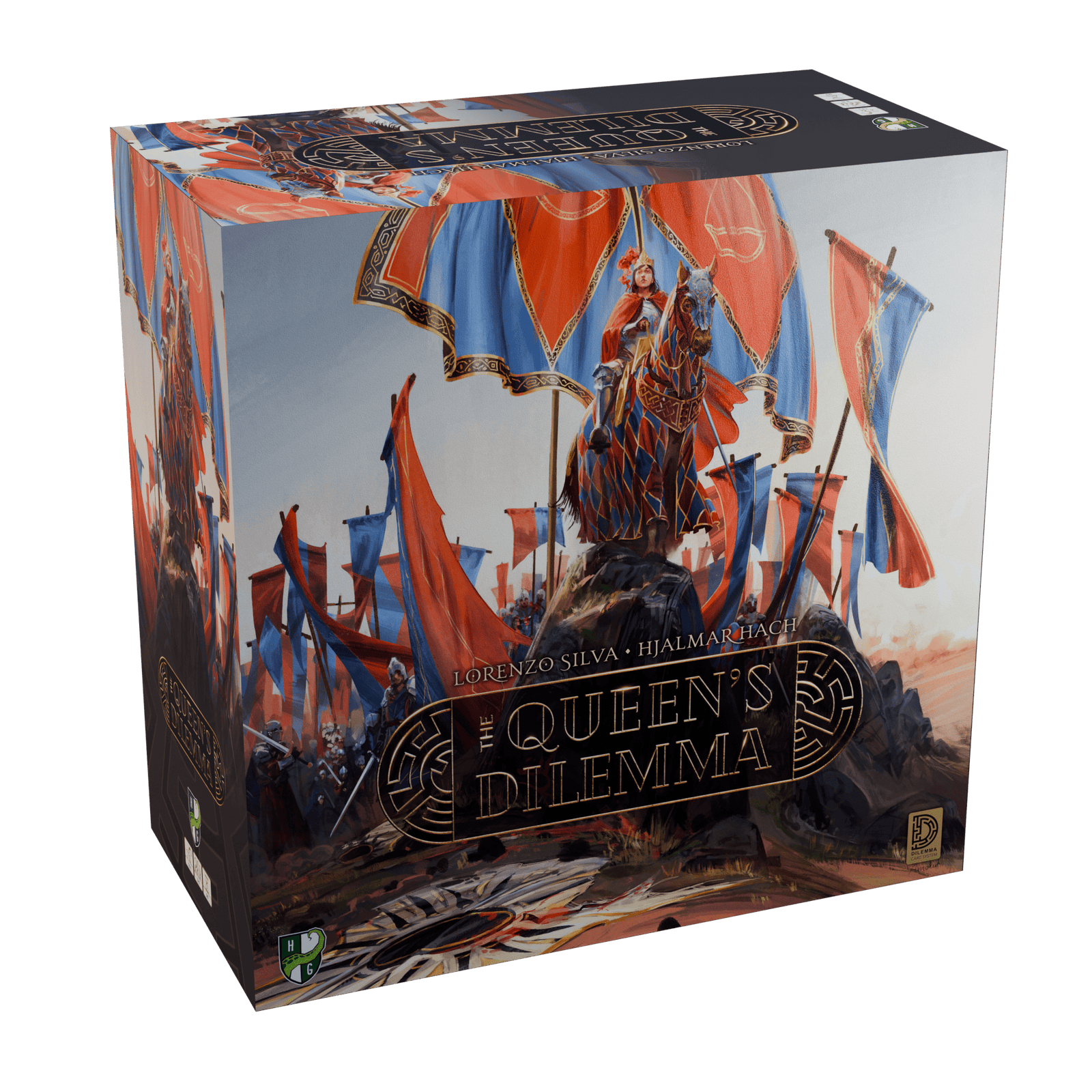 The Queen's Dilemma, Board Game, Iello,- The Sword & Board