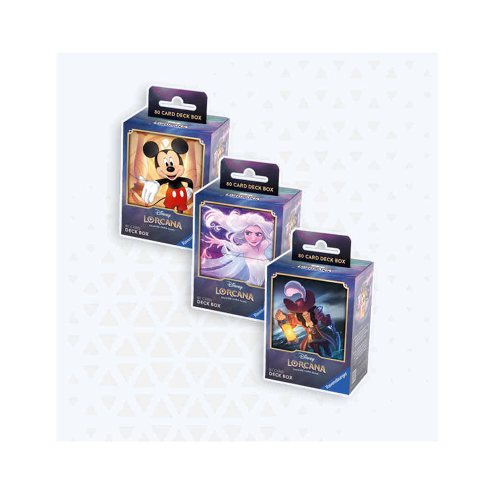 Disney Lorcana 80-card deck box The Sword & Board Disney Lorcana 80-card deck box The Sword & Board