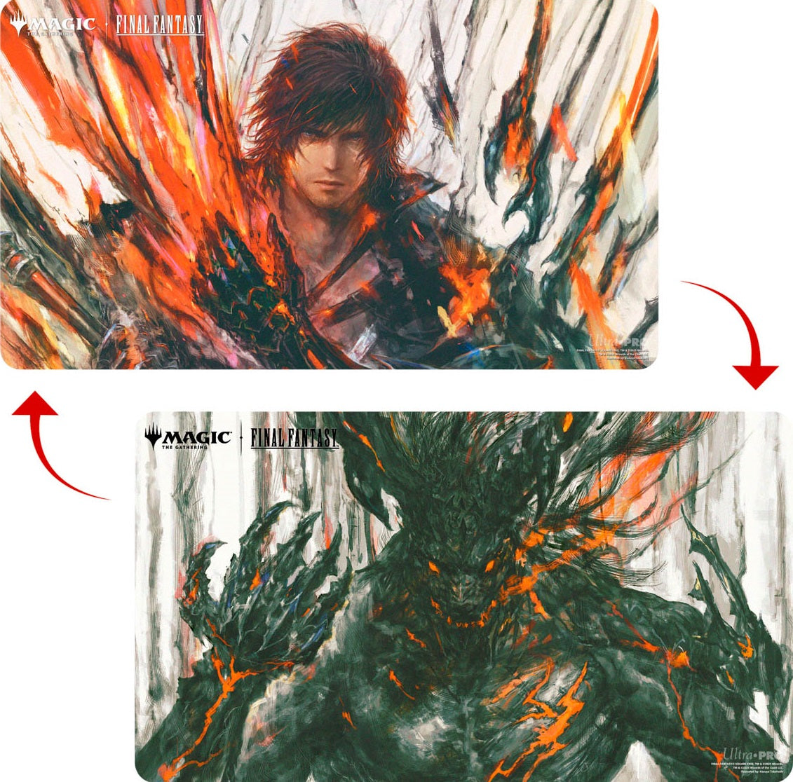 Ultra Pro Final Fantasy Double SIded Playmat (Clive and Ifrit)