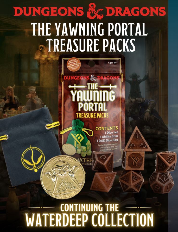 Yawning Portal Treasure Packs, dice, Sirius Dice,- The Sword & Board