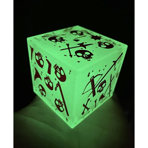 Massive Gelatinous Cube - Mini/Die in One - Glow in the Dark