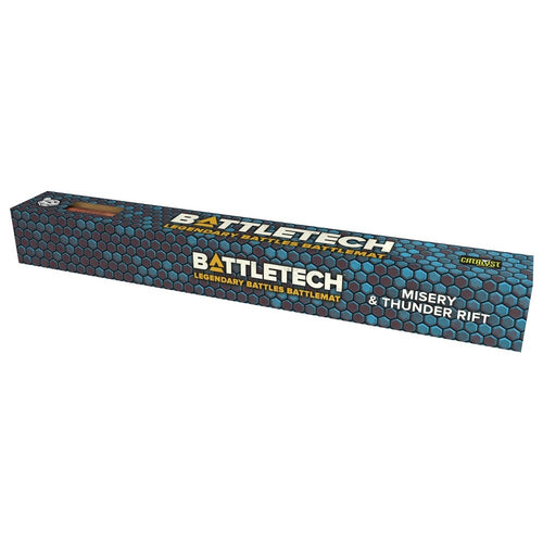 Battletech Legendary Battles Battlemat: Misery & Thunder Rift
