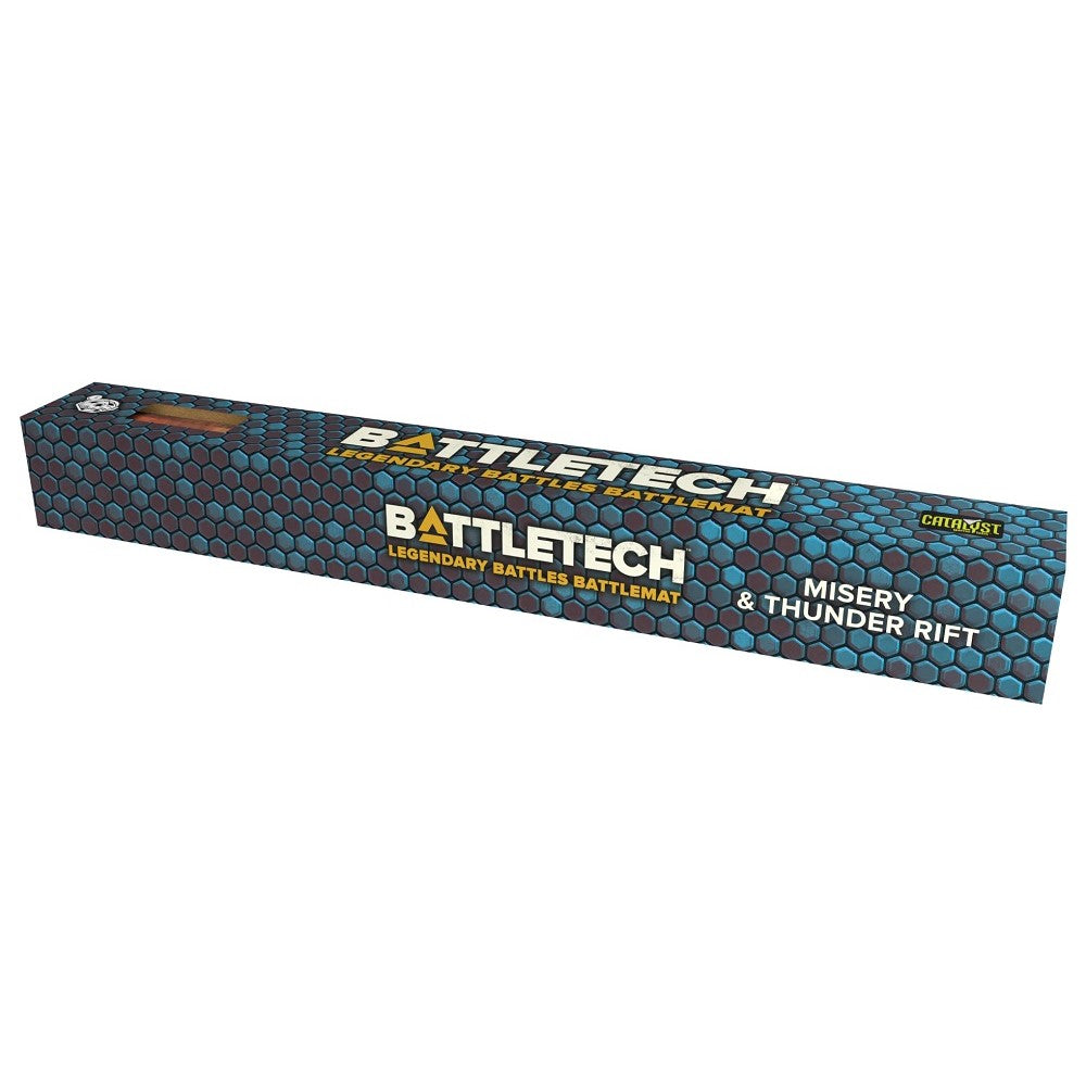 Battletech Legendary Battles Battlemat: Misery & Thunder Rift