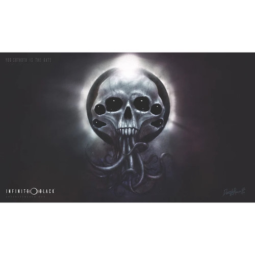 Infinite Black Playmat: Yog-Sothoth Is the Gate
