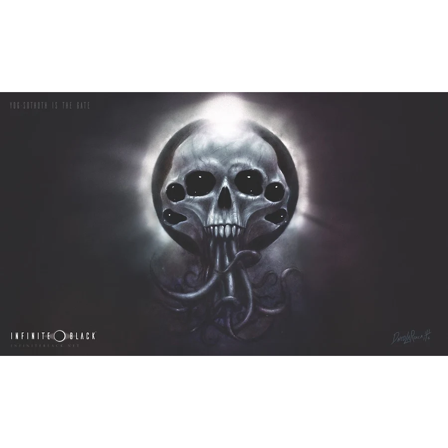 Infinite Black Playmat: Yog-Sothoth Is the Gate