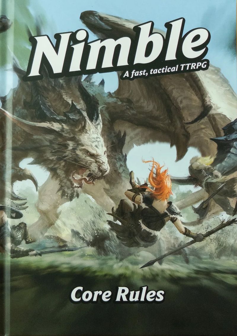 Nimble: A Fast, Tactical TTRPG Core Rules Book (5E) Hardcover
